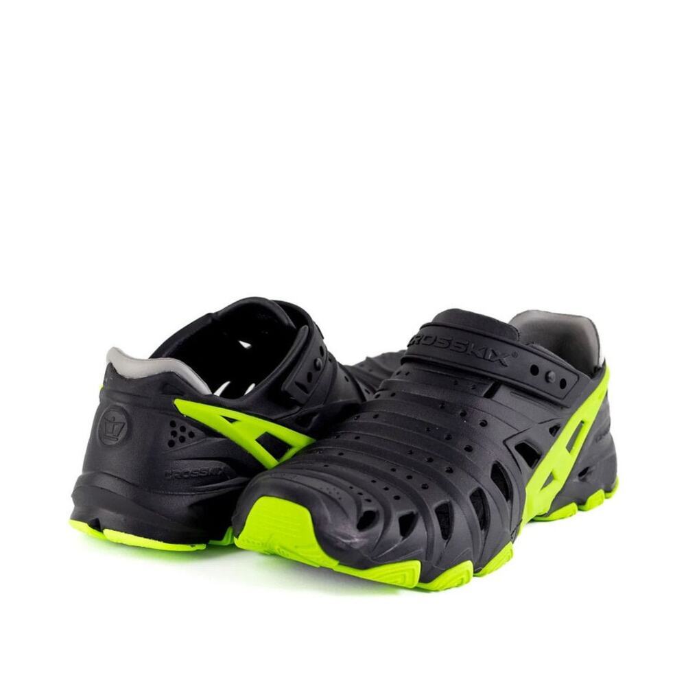 CrossKix 2.0 Black Volt Closed Toe Water Shoes Unisex Athletic Beach Boating